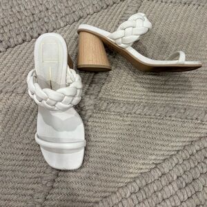 Dolce Vita white heels